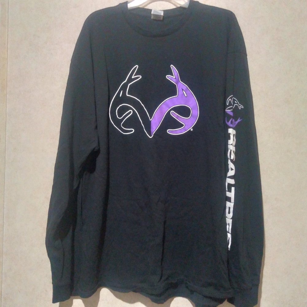 Delta Pro Weight "Realtree" long sleeve size 2XL men's t-shirt